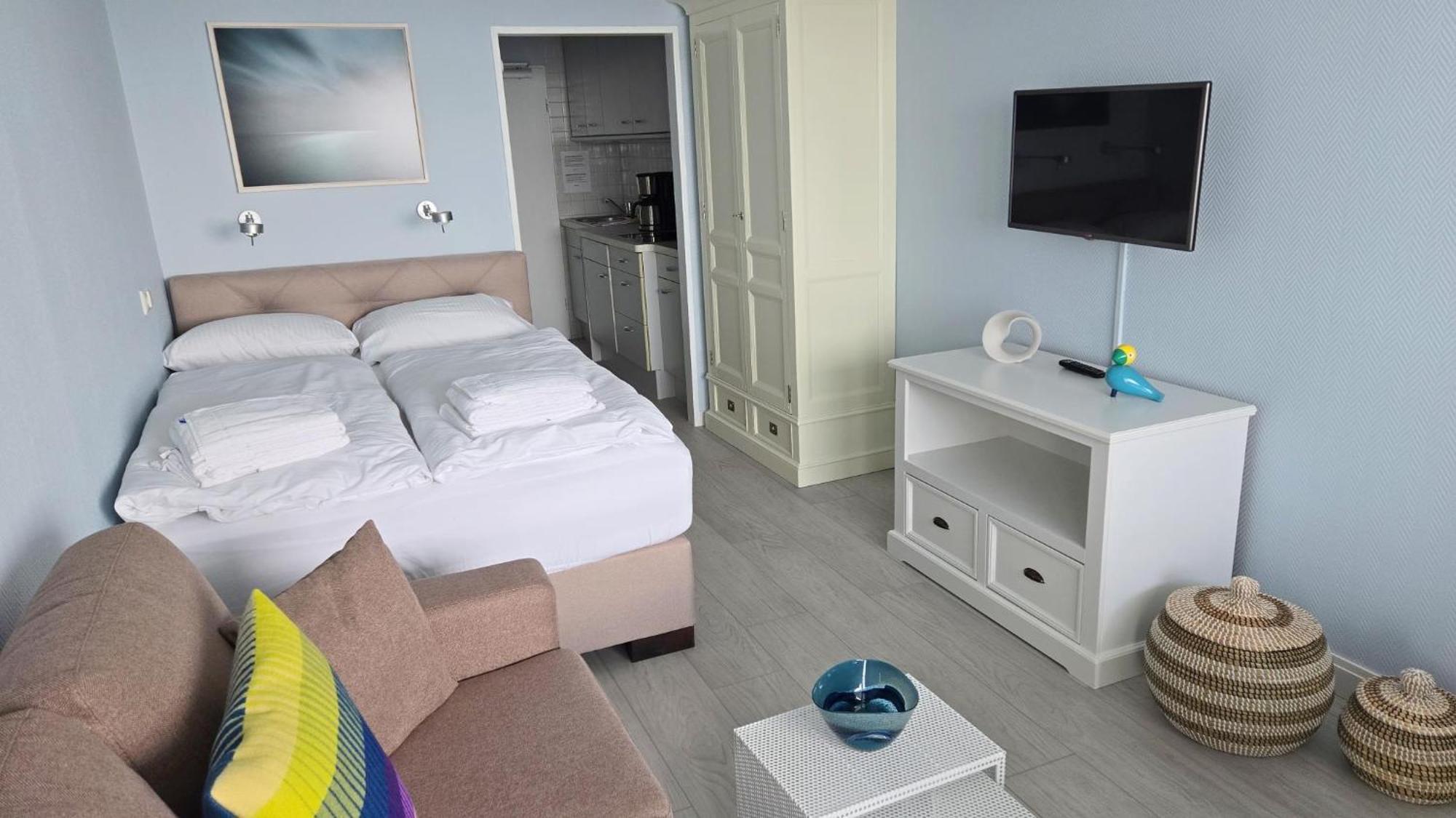 Haus Am Meer App104 Mit Meerblick Und Balkon Westerland Luaran gambar