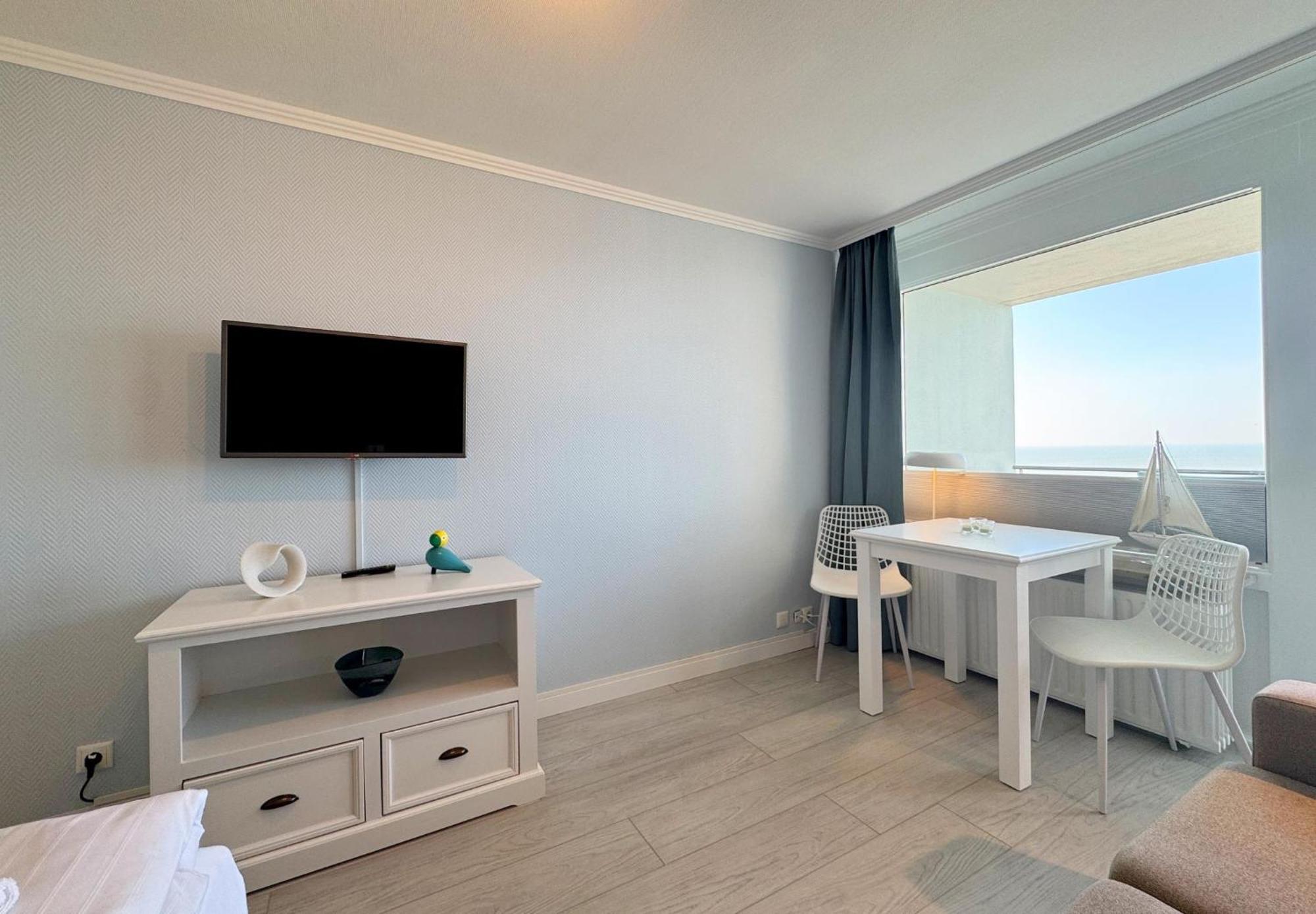 Haus Am Meer App104 Mit Meerblick Und Balkon Westerland Luaran gambar